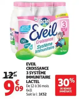 Auchan Lactel Eveil offre