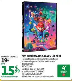 Auchan The Super Mario Galaxy Movie offre