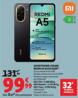 Auchan XIAOMI REDMI A5 offre