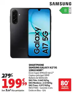 Auchan SAMSUNG GALAXY A17 5G offre