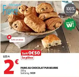 Auchan PAINS AU CHOCOLAT PUR BEURRE offre