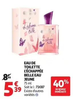 Auchan Caudalie L'échappée belle eau jeune offre