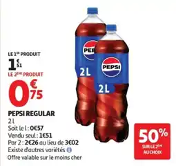 Auchan Pepsi regular offre