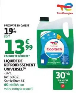 Auchan TotalEnergies Cooltech offre