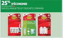 Auchan Sur les languettes et crochets ommand offre
