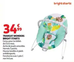 Auchan BRIGHT STARTS TRANSAT WONDERS offre