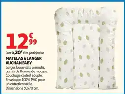 Auchan AUCHAN BABY MATelas à langer offre