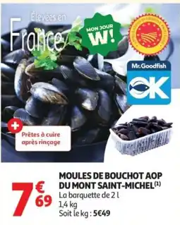 Auchan Mr. Goodfish Moules de Bouchot AOP offre