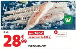 Auchan DOS DE CABILLAUD offre