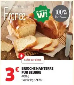 Auchan Brioche Nanterre offre