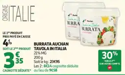 Auchan Auchan Burrata offre