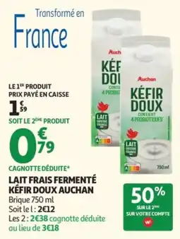 Auchan Auchan Kéfir Doux offre