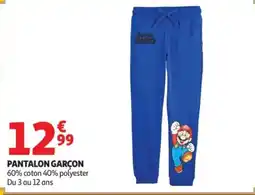 Auchan Super Mario Pantalon garçon offre
