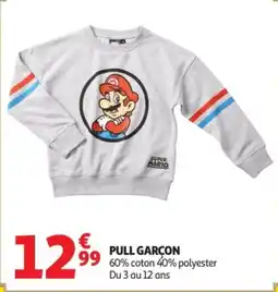 Auchan SUPER MARIO PULL GARÇON offre
