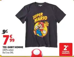 Auchan SUPER MARIO TEE-SHIRT HOMME offre