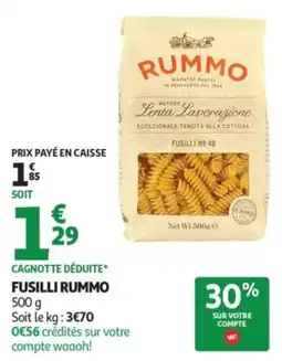 Auchan RUMMO Fusilli offre