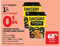 Auchan DAISUKI YAKISOBA offre
