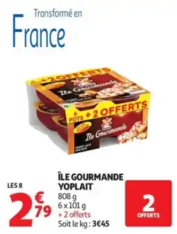 Auchan Yoplait Île Gourmande offre