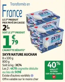 Auchan SKYR NATURE offre