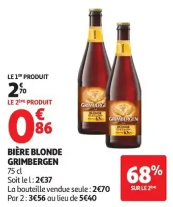 GRIMBERGEN BIÈRE BLONDE
