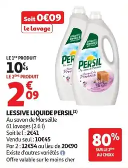 Auchan PERSIL Lessive liquide offre