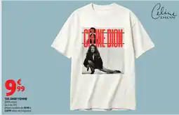 Auchan Celine Dion TEE-SHIRT FEMME offre