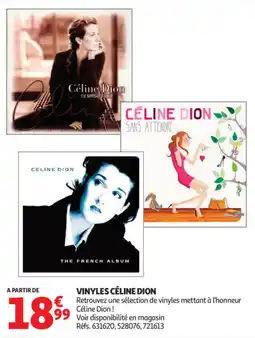 Auchan VINYLES CÉLINE DION offre