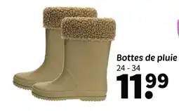 Wibra Bottes de pluie offre