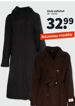 Wibra Veste softshell offre