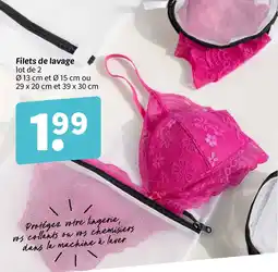 Wibra Filets de lavage offre