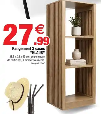 KLAUS Rangement 3 cases