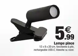 Bazarland Lampe pince offre