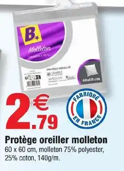 Bazarland B* Protège oreiller molleton offre