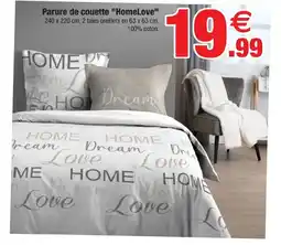 Bazarland HomeLove Parure de couette offre