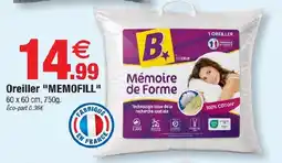 Bazarland Bleicalan Oreiller MEMOFILL offre