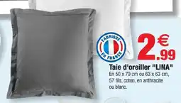 Bazarland Taie d'oreiller "LINA" offre