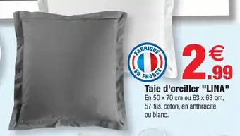 Bazarland Taie d'oreiller "LINA" offre