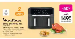 Pulsat Moulinex dual easy fry xxl offre