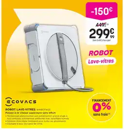 Pulsat Ecovacs robot lave-vitres winbotw2s offre