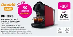 Pulsat Philips machine à café double espresso offre