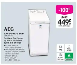 Pulsat Aeg lave-linge top l53260ag offre