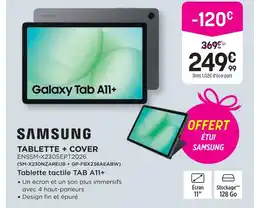 Pulsat Samsung tablette + cover offre