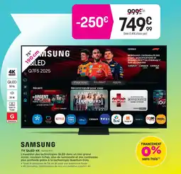 Pulsat Samsung tv qled 4k tq75qf5 offre