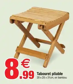 Bazarland Tabouret pliable offre