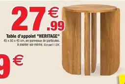 Bazarland HERITAGE Table d'appoint offre