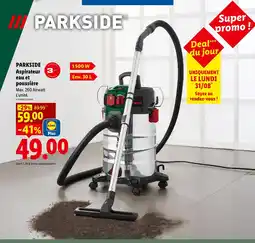 Lidl Parkside aspirateur eau et poussière offre