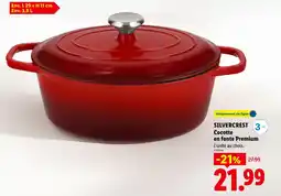 Lidl Silvercrest cocotte en fonte premium offre