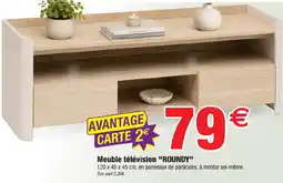 Bazarland ROUNDY Meuble télévision offre