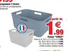 Bazarland Panier VIBES offre