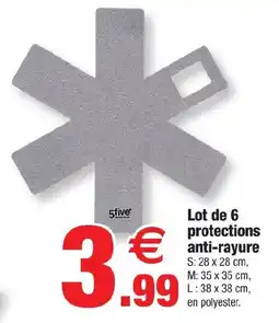 Bazarland 5five protections anti-rayure offre